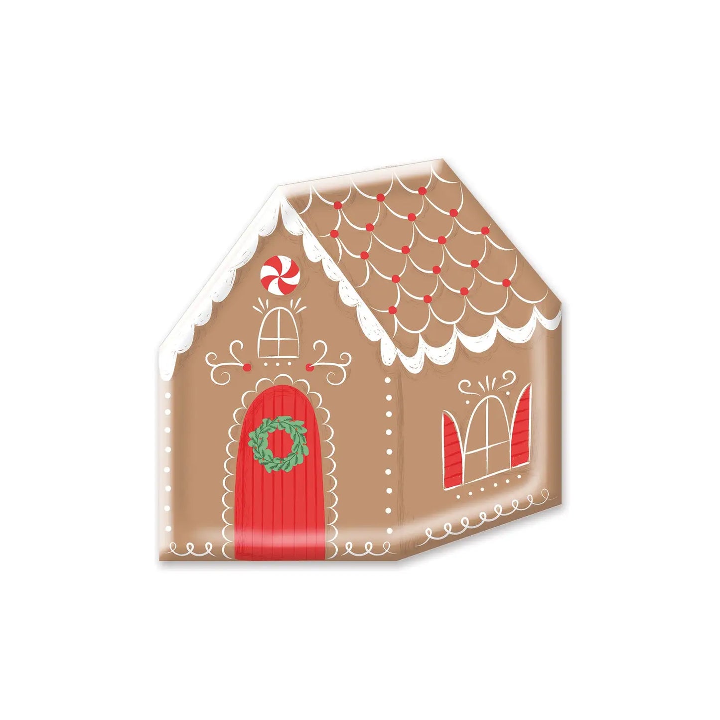 GINGERBREAD SHAPED PLATES