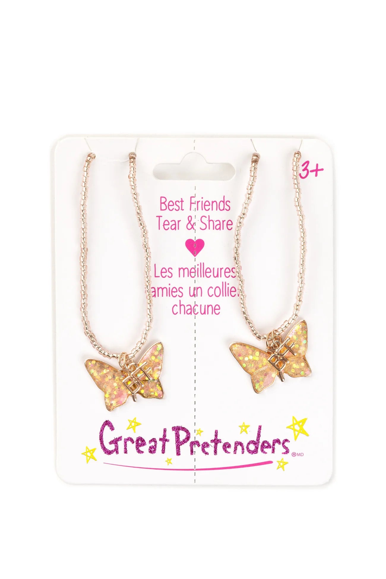 BFF BUTTERFLY SHARE + TEAR NECKLACES