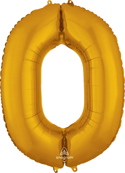 34" GOLD FOIL NUMBERS