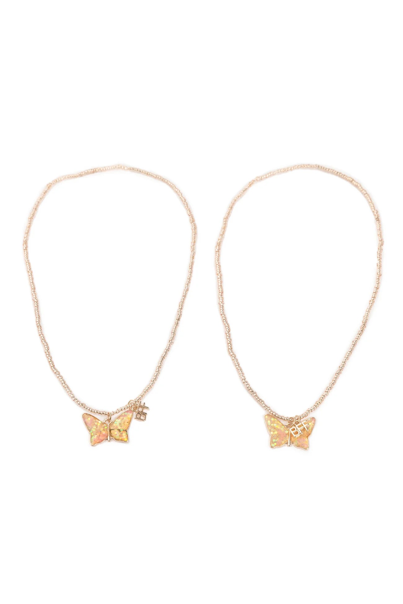 BFF BUTTERFLY SHARE + TEAR NECKLACES