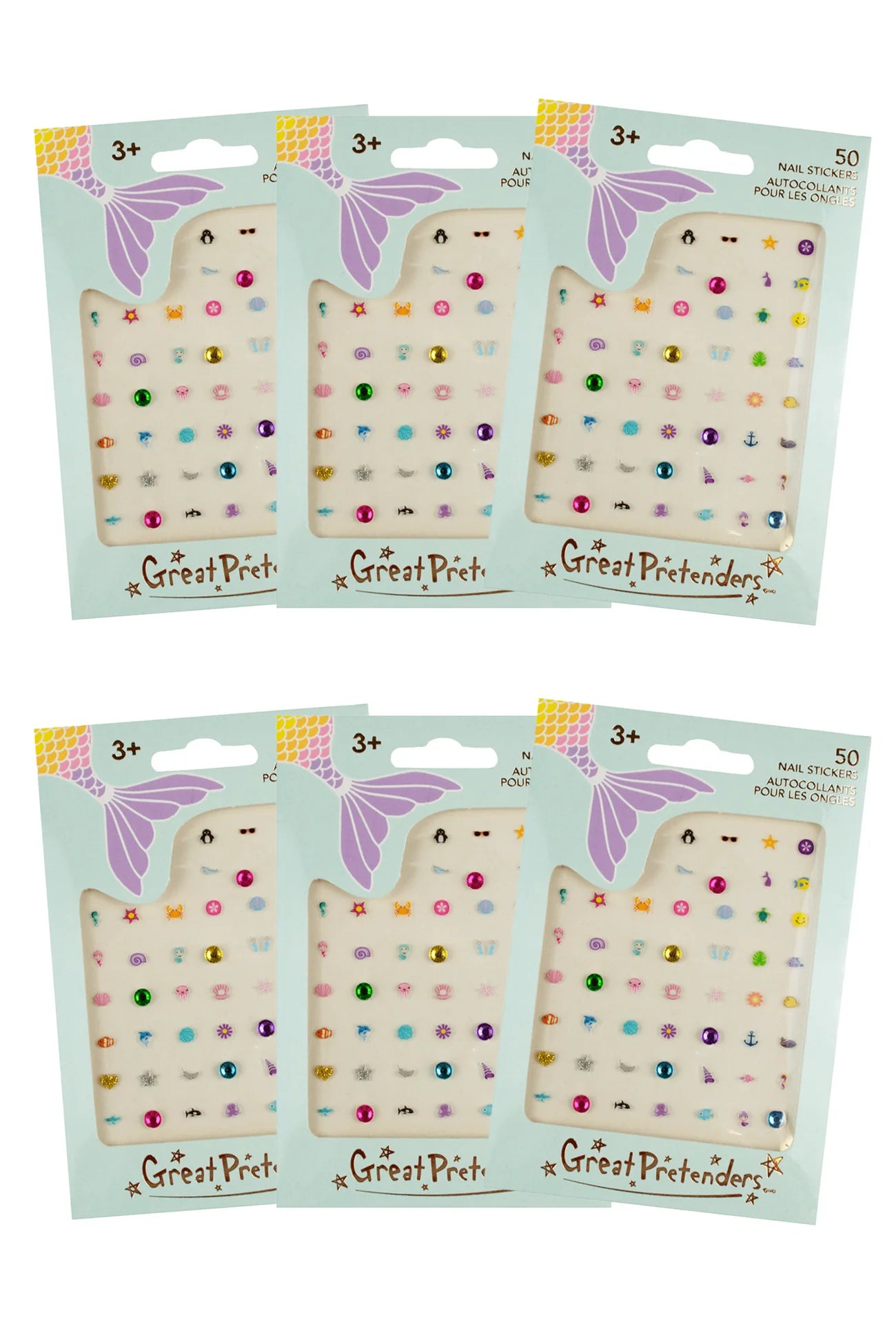 MERMAID NAIL STICKERS