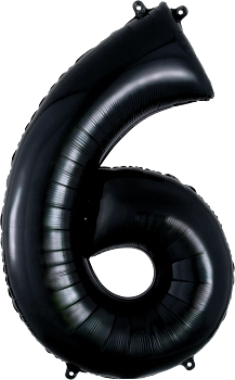 34" BLACK FOIL NUMBERS