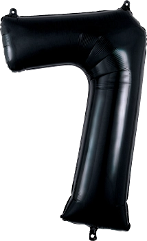34" BLACK FOIL NUMBERS