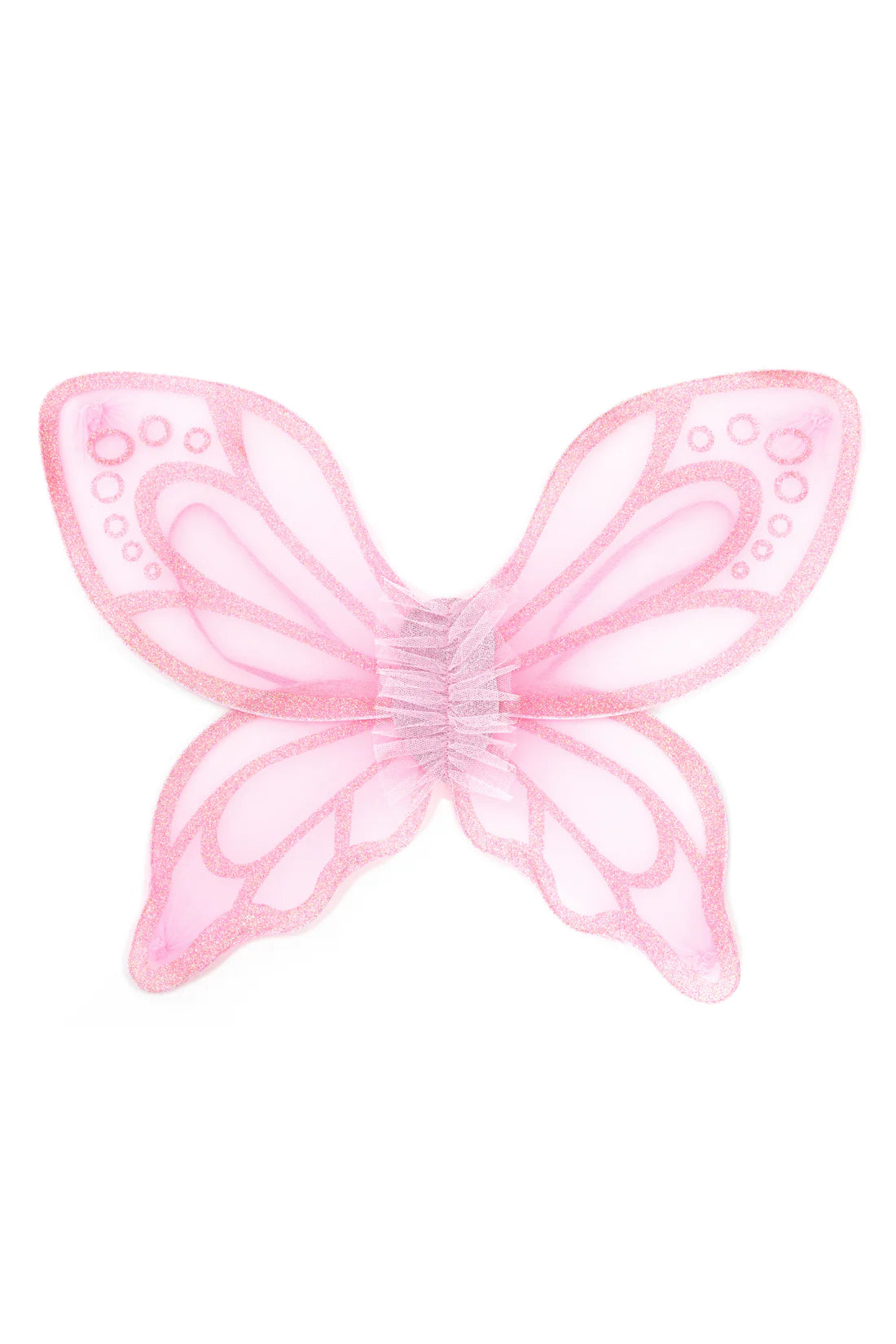 PINK SEQUINS BUTTERFLY DRESS