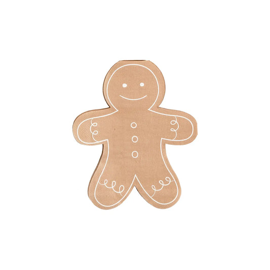 GINGERBREAD SHAPED NAPKIN