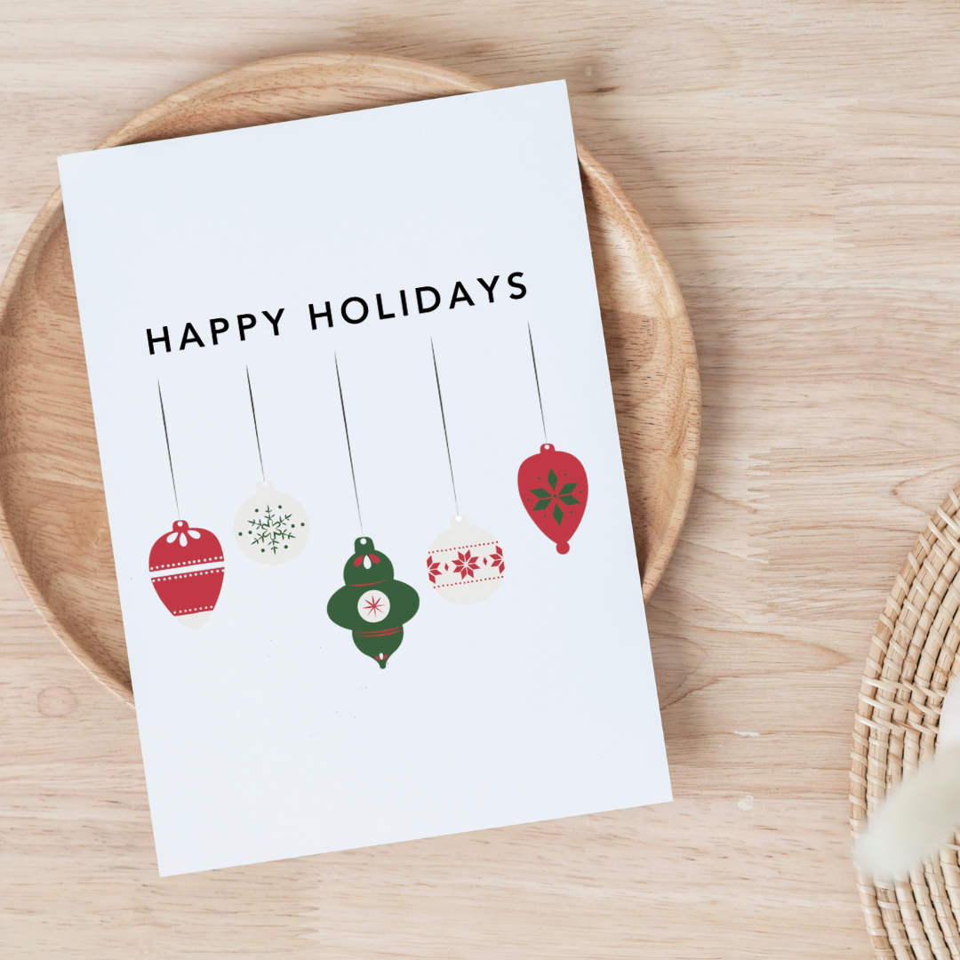 HAPPY HOLIDAYS GREETING CARD
