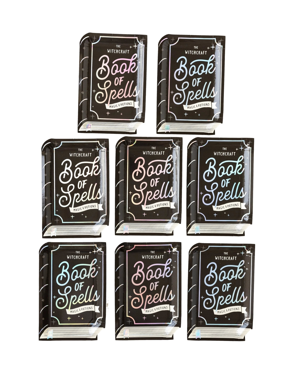 BOOK OF SPELLS SHAPED PLATE