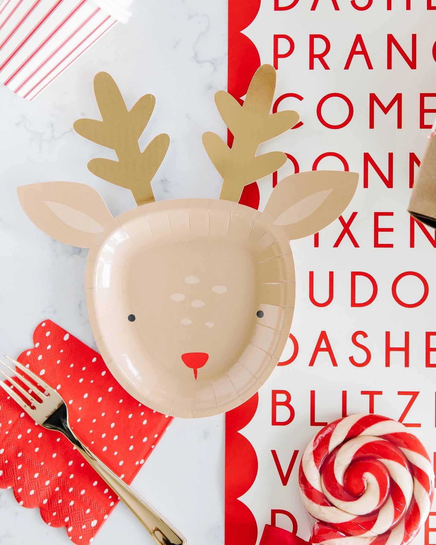 REINDEER PLATE