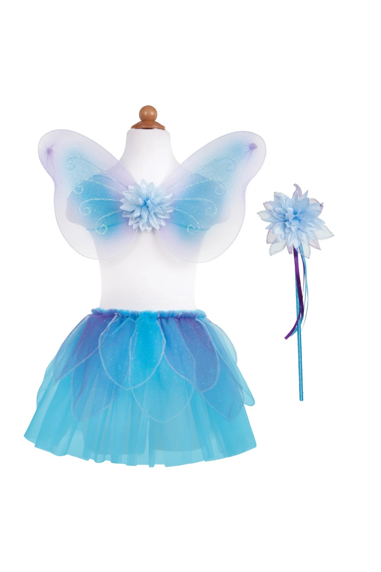 FANCY FLUTTER SKIRT WITH WING + WAND