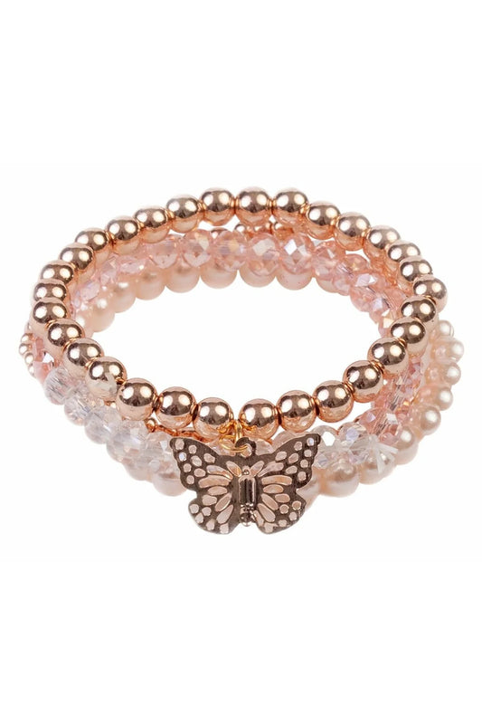 BLUSH CRUCH BRACELET SET