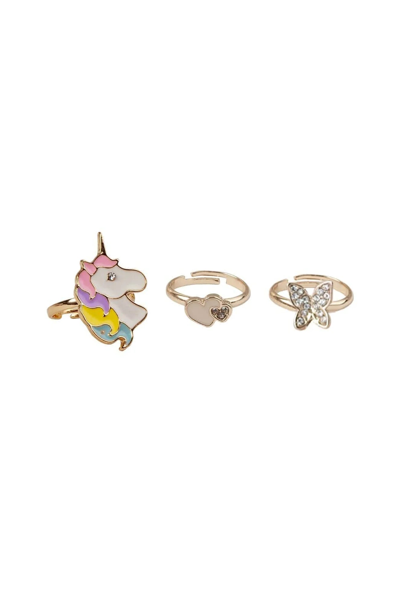 BOUTIQUE BUTTERFLY + UNICORN RING