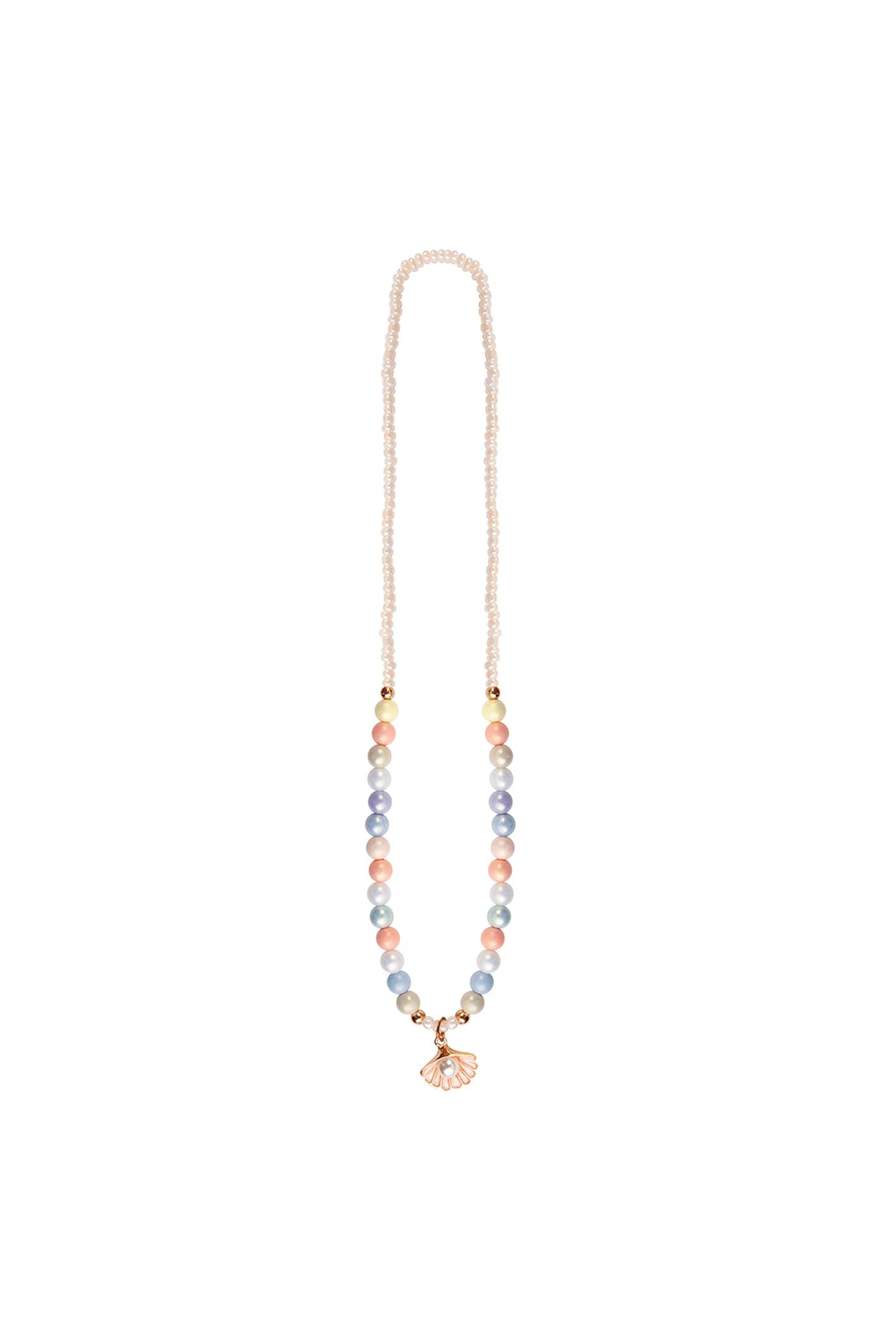 BOUTIQUE PASTEL SHELL NECKLACE