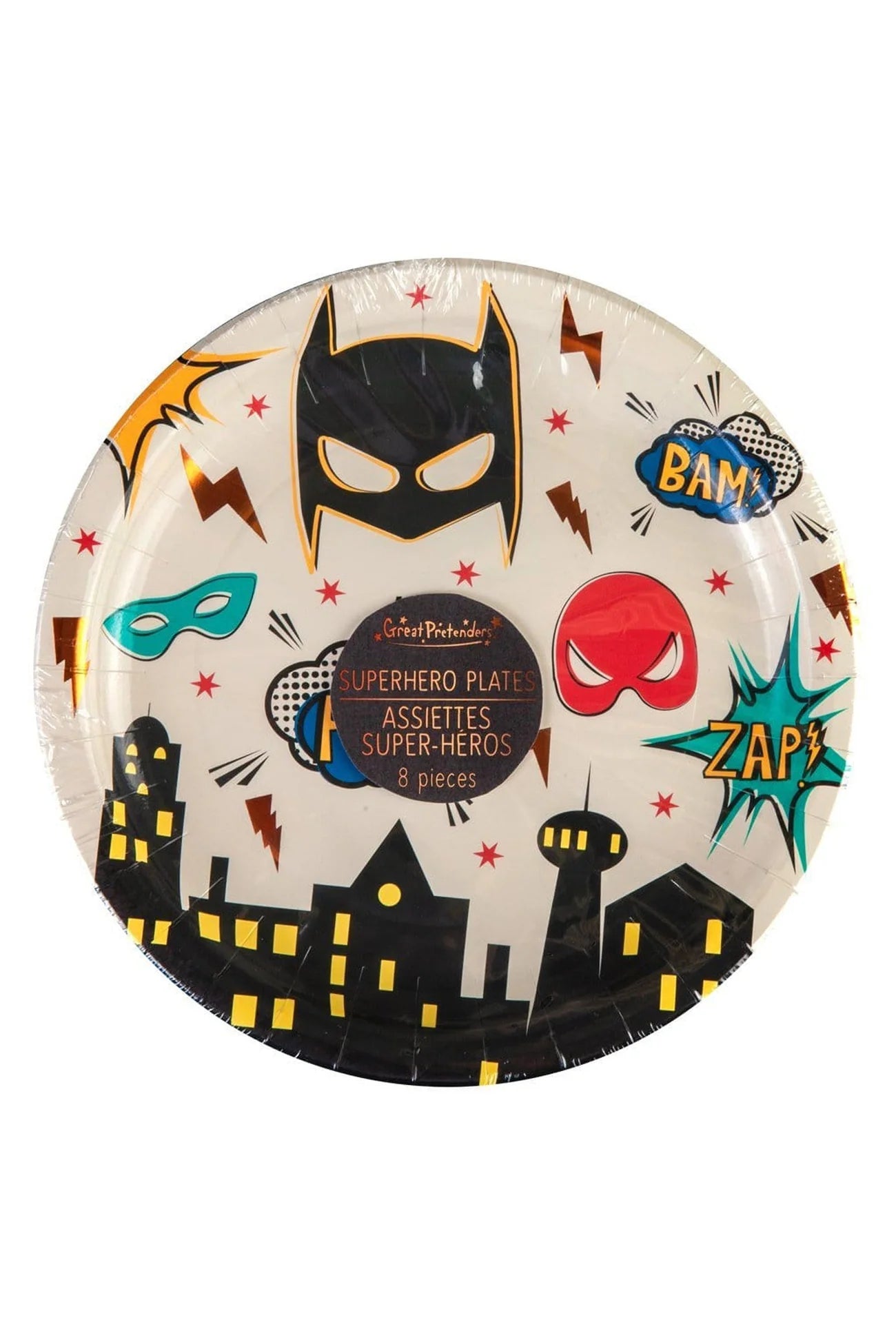 SUPERHERO LARGE PLATES