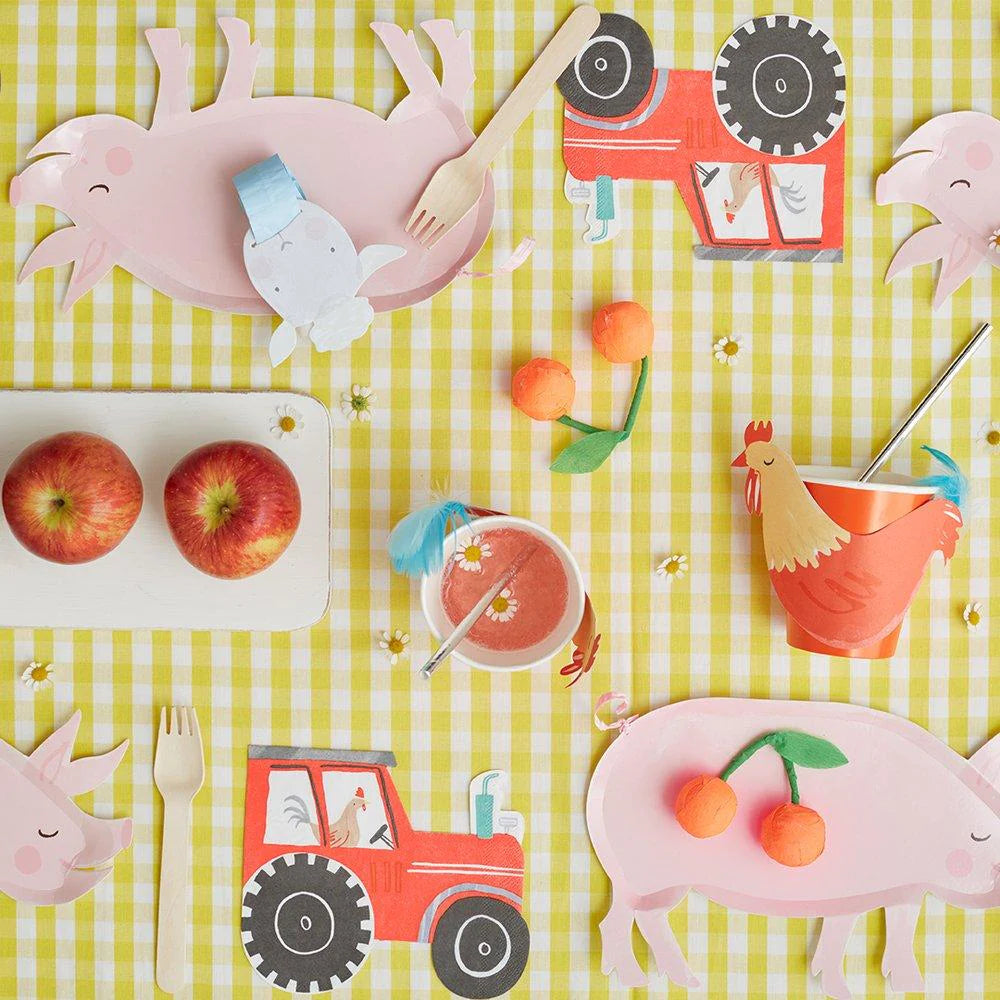 PINK PIG PLATES