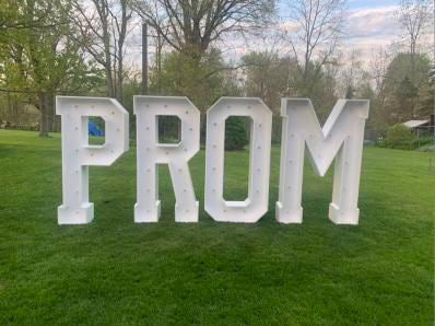 PROM MARQUEE LETTER RENTALS