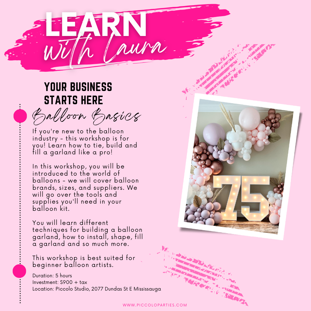 BALLOON BASICS WORKSHOP