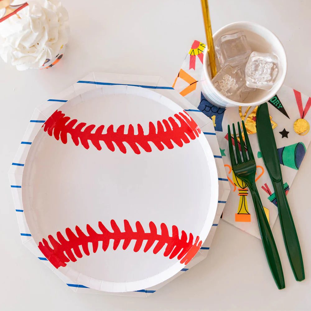 BASEBALL SHAPED PLATES