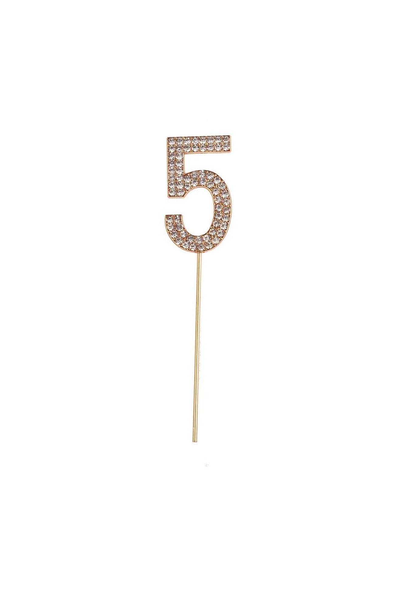 RHINESTONE CAKE TOPPER NUMBERS