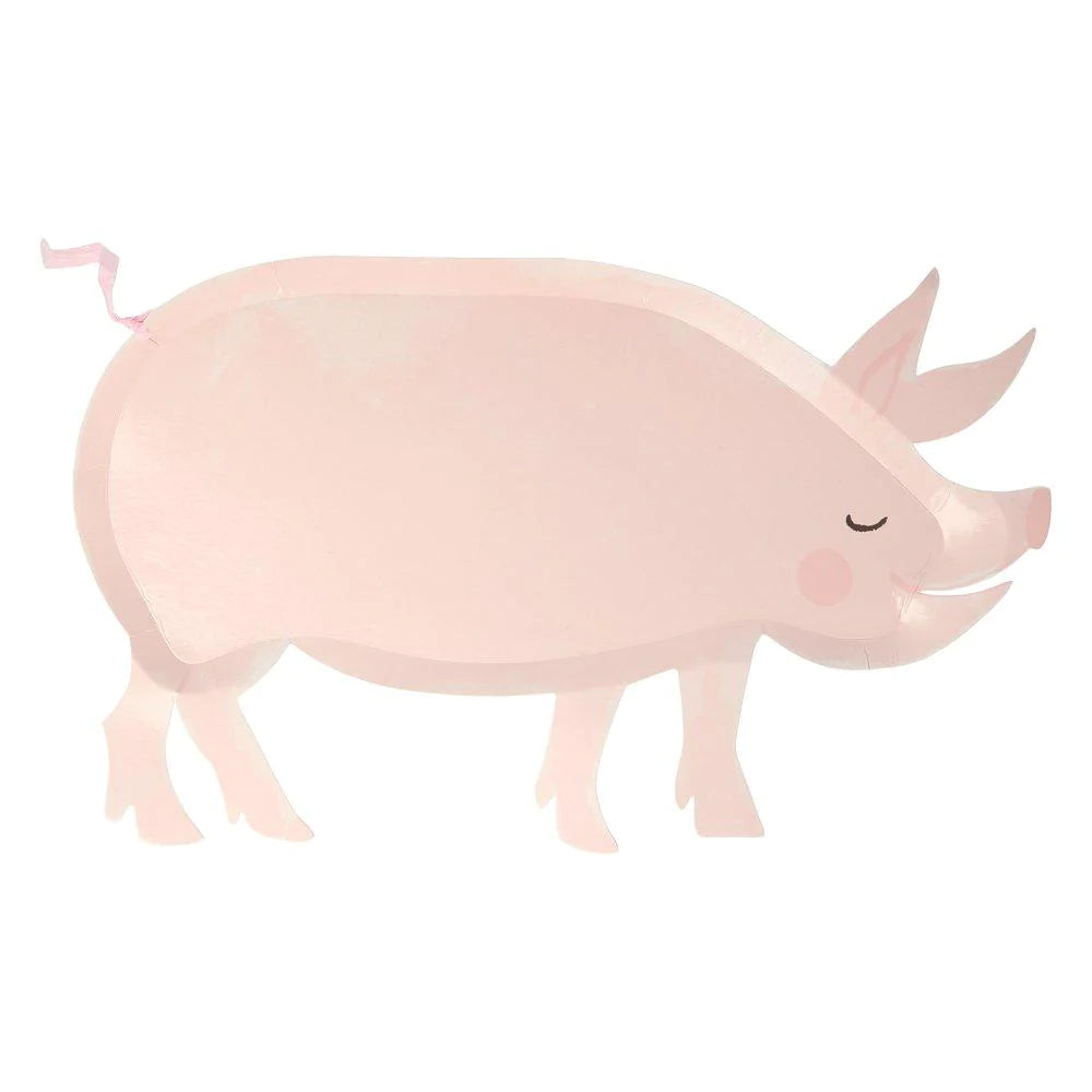 PINK PIG PLATES