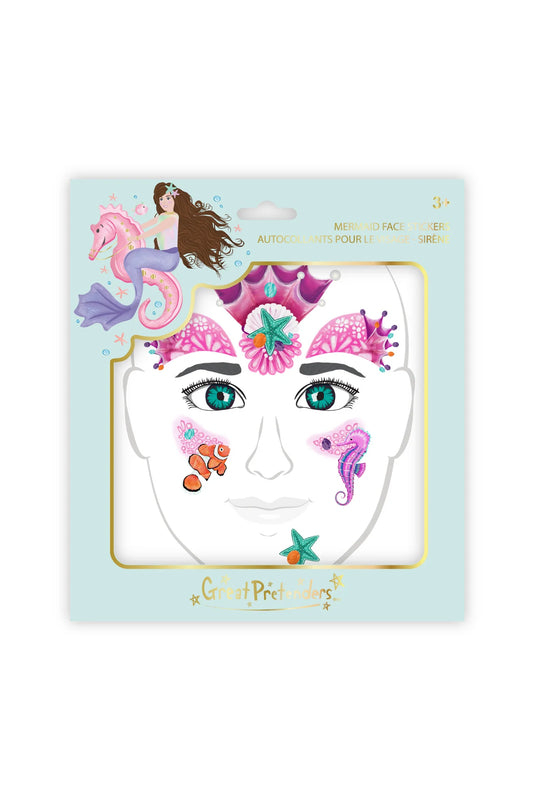 MERMAID FACE STICKERS