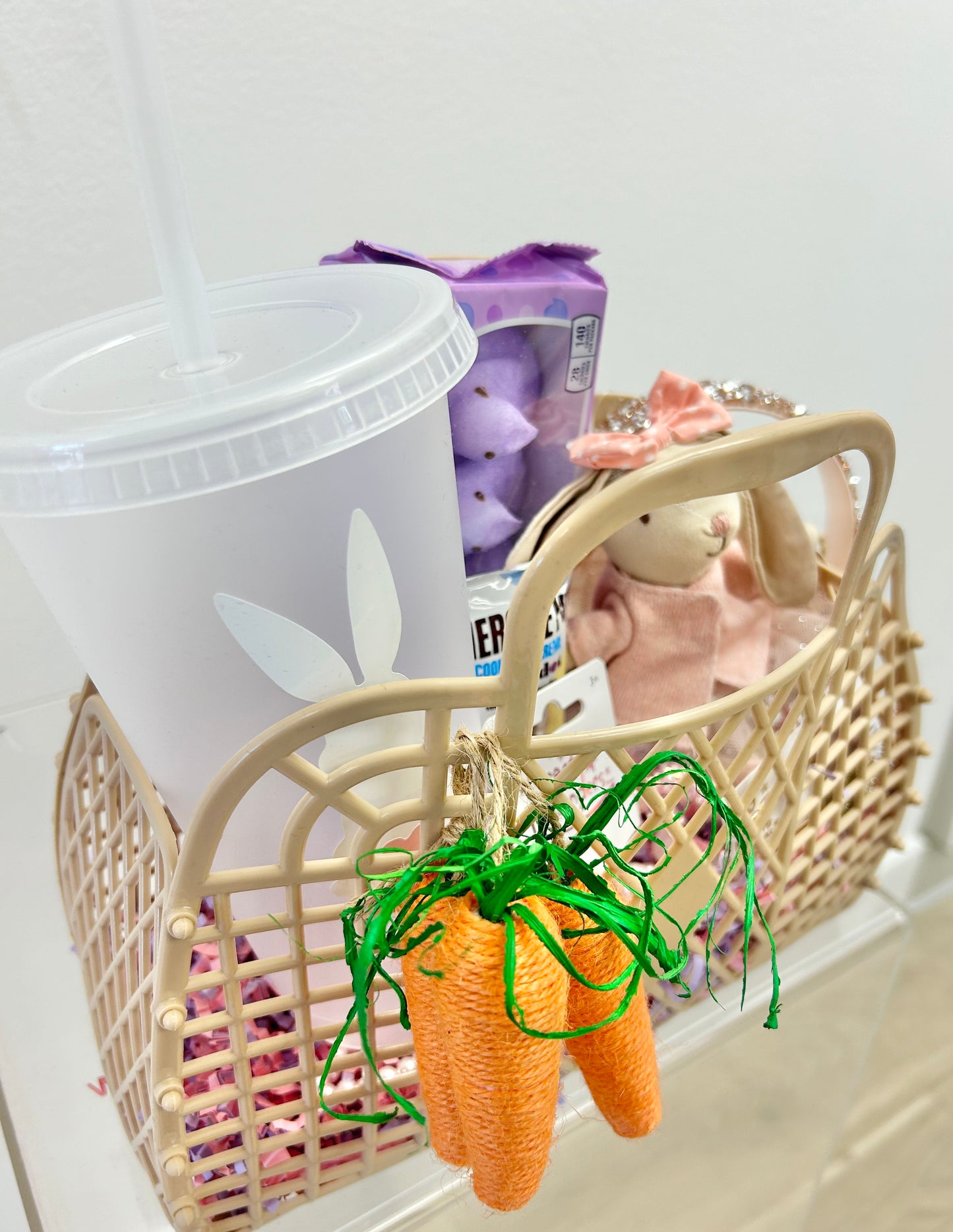 CLOVER THE BUNNY EASTER BASKET