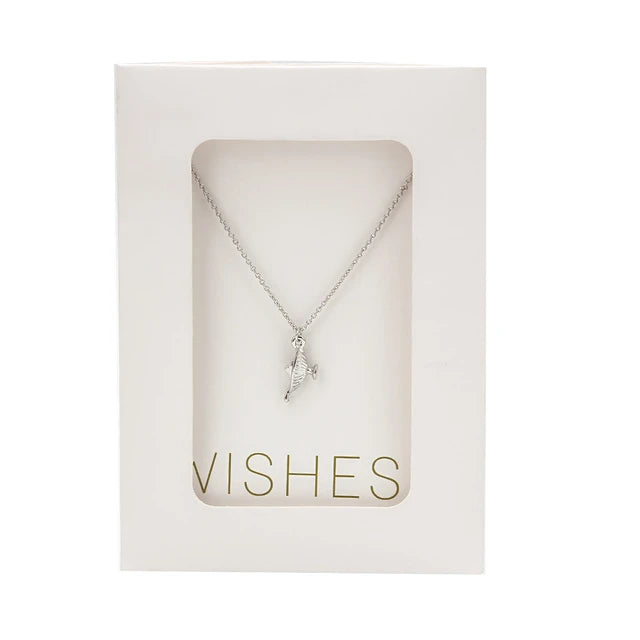 WISH CARD CHARM NECKLACE