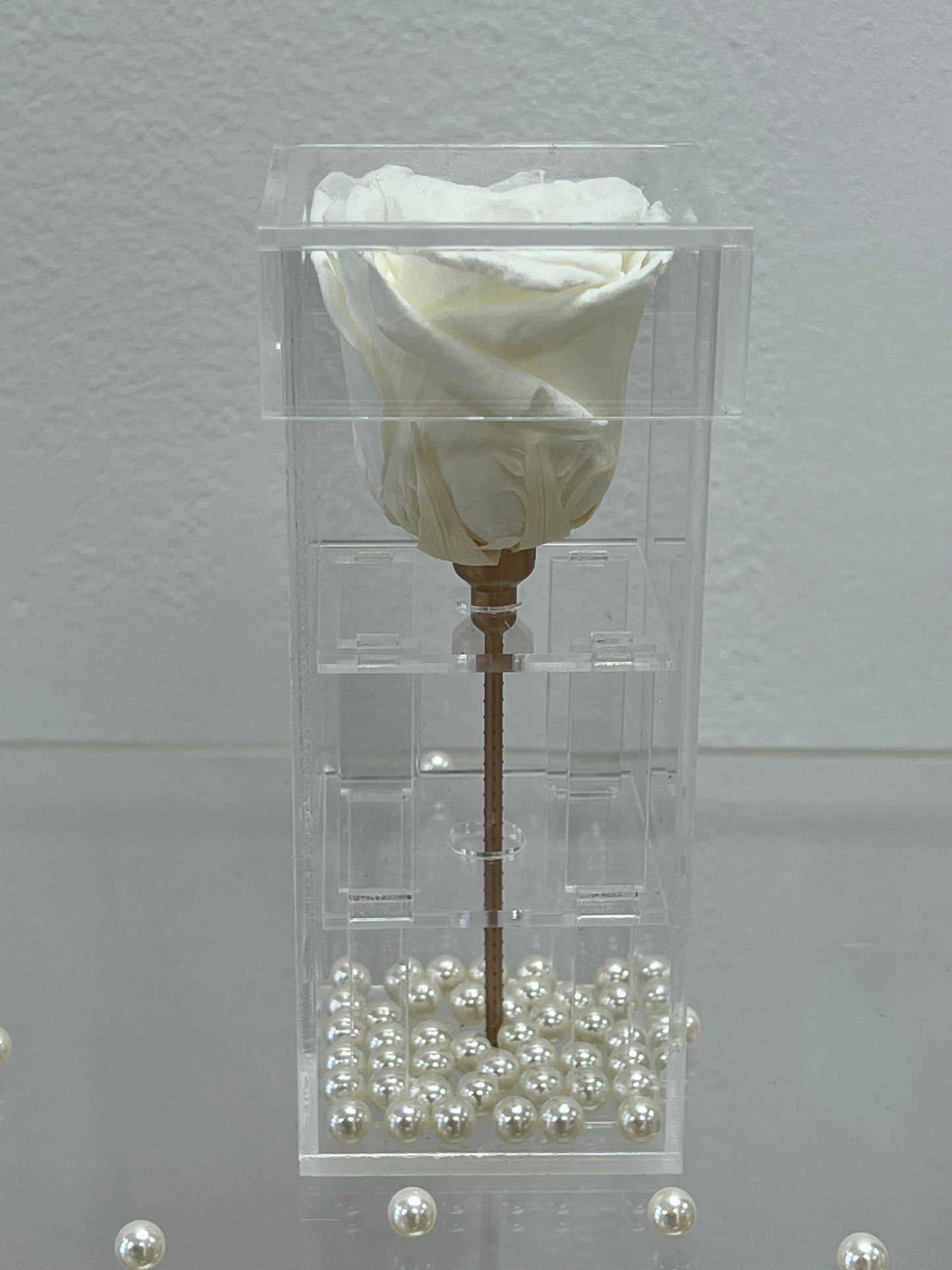 SINGLE PRESERVED ROSE BOX - TALL