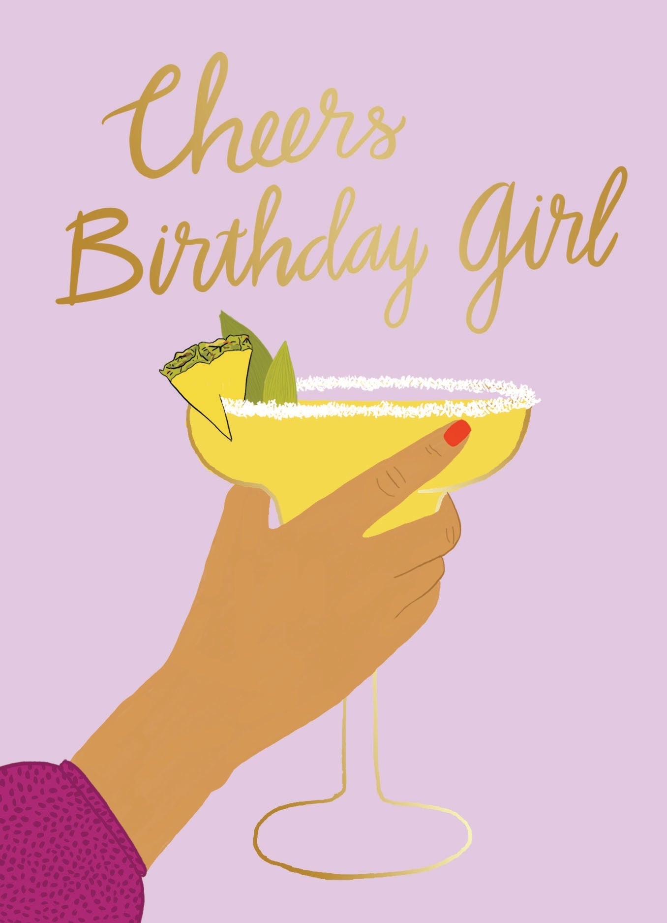 CHEERS BIRTHDAY GIRL