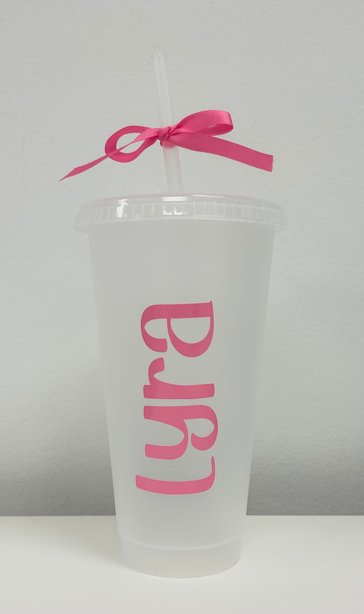 PERSONALIZED TUMBLERS WITH STRAW