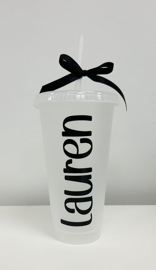 PERSONALIZED TUMBLERS WITH STRAW