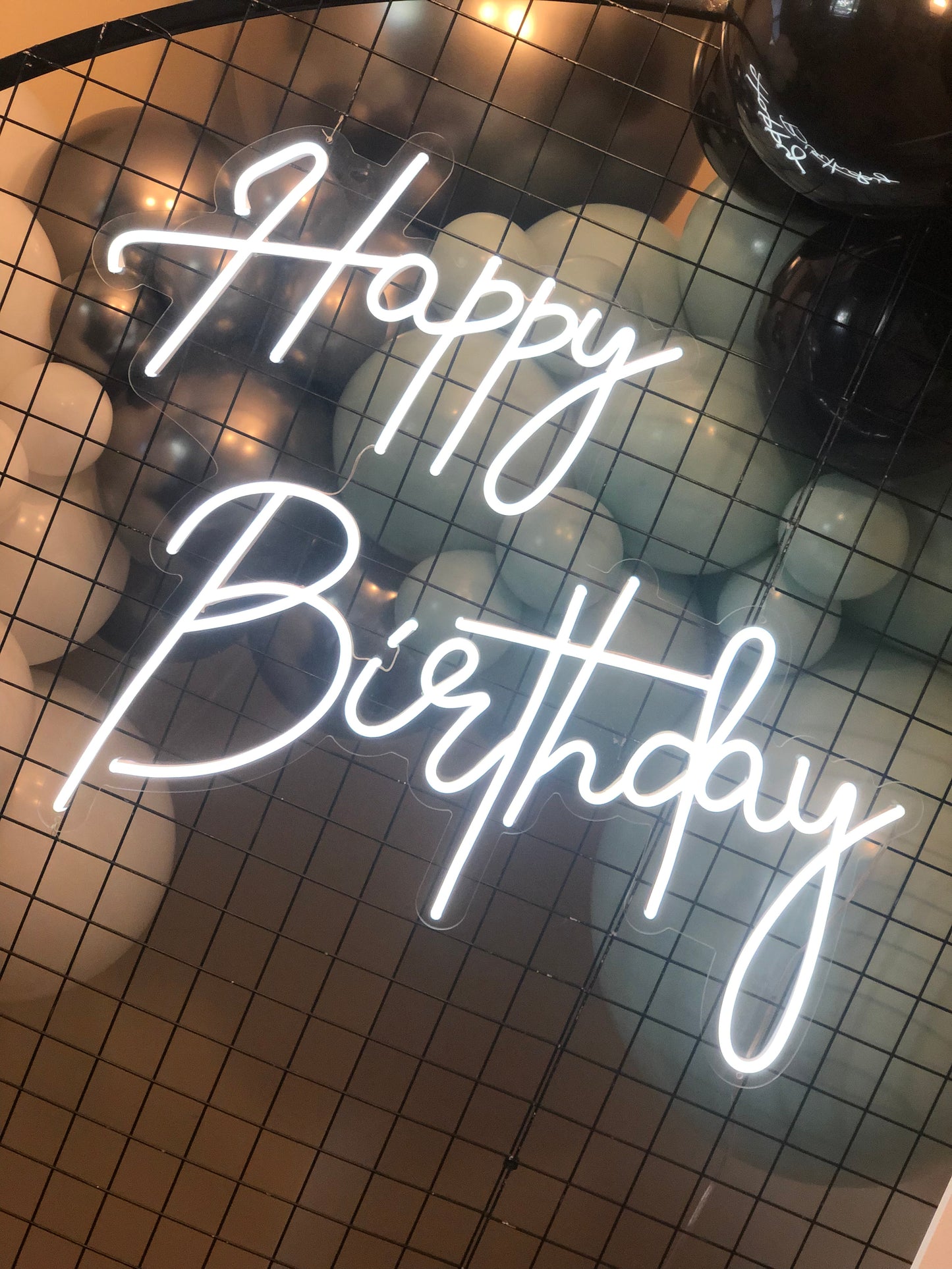 HAPPY BIRTHDAY NEON SIGN RENTAL