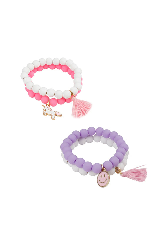 PRETTY PASTEL SOFT TOUCH BRACELETS