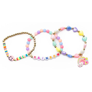 RAINBOW SMILES BRACELET SET