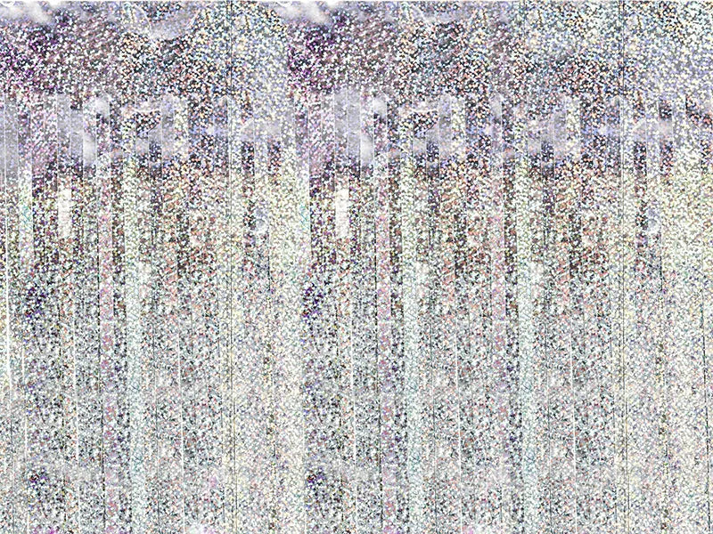 HOLOGRAPHIC CURTAIN BACKDROP