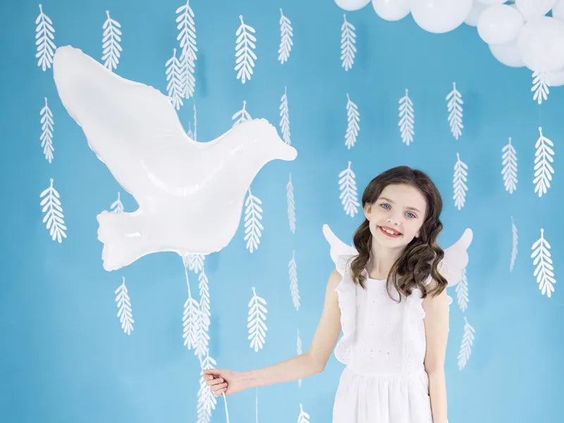 WHITE DOVE FOIL BALLOON