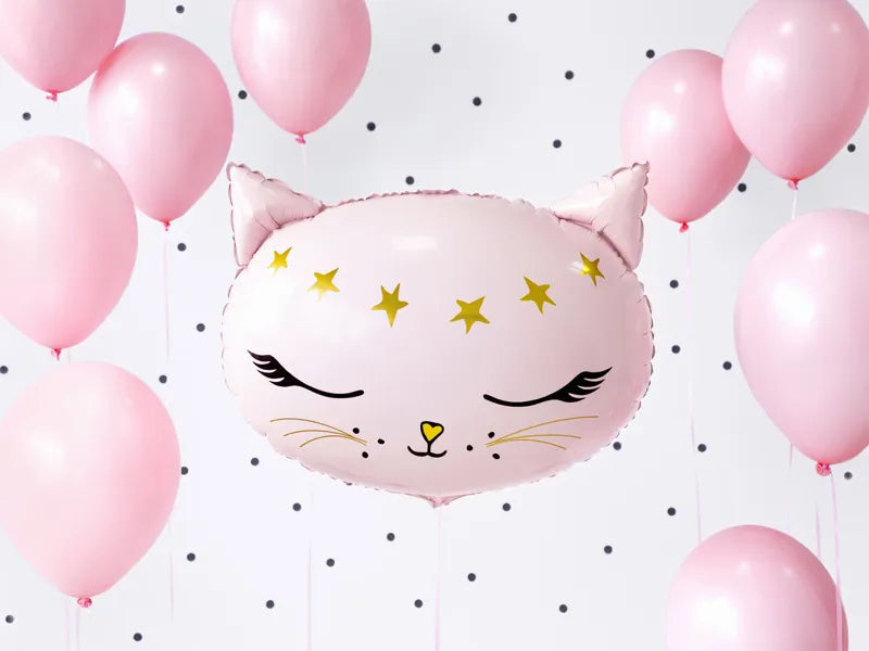 PINK CAT FOIL BALLOON