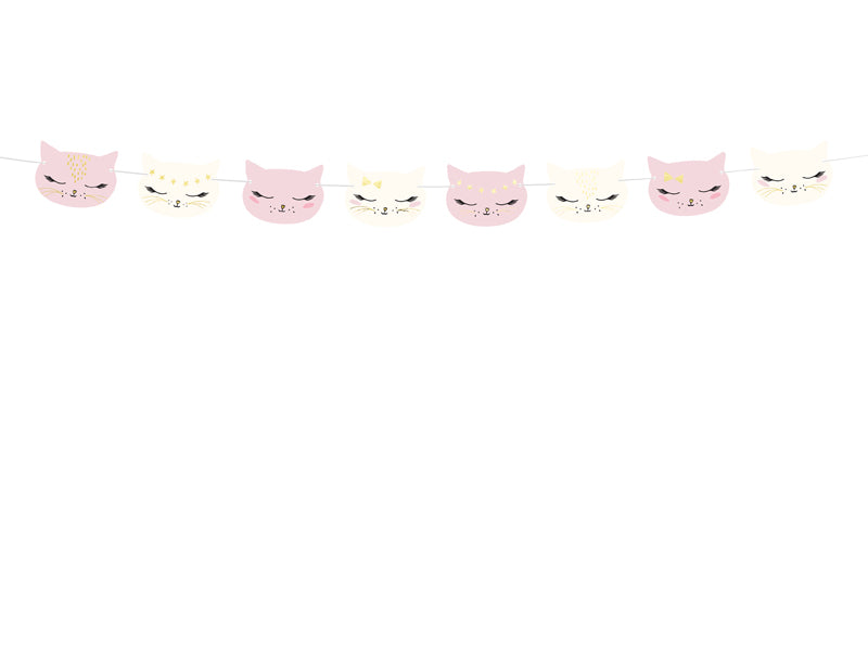 PINK CAT GARLAND