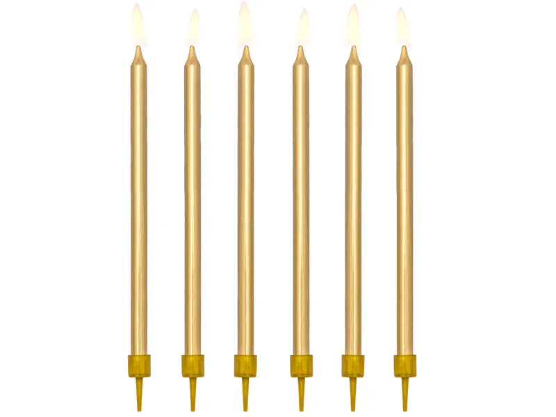 GOLD BIRTHDAY CANDLES