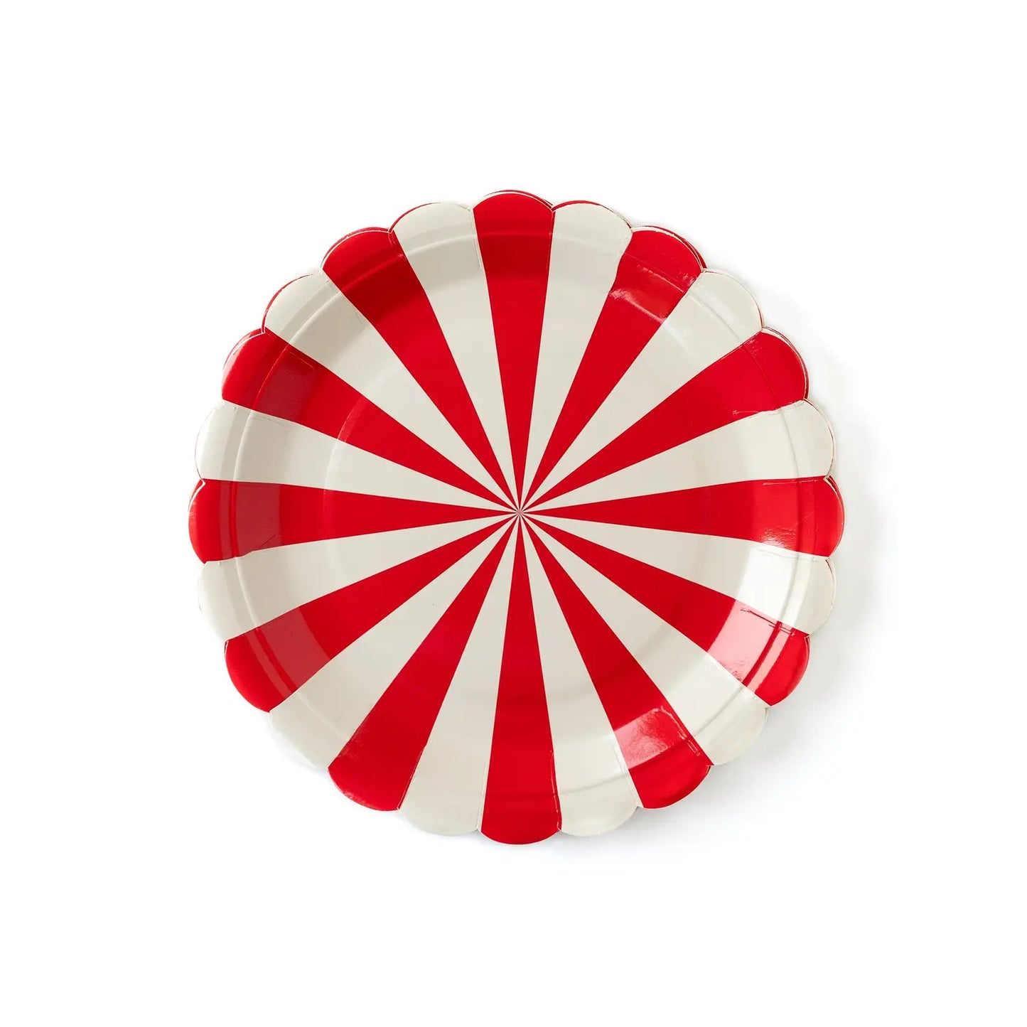 RED STRIPE PLATES