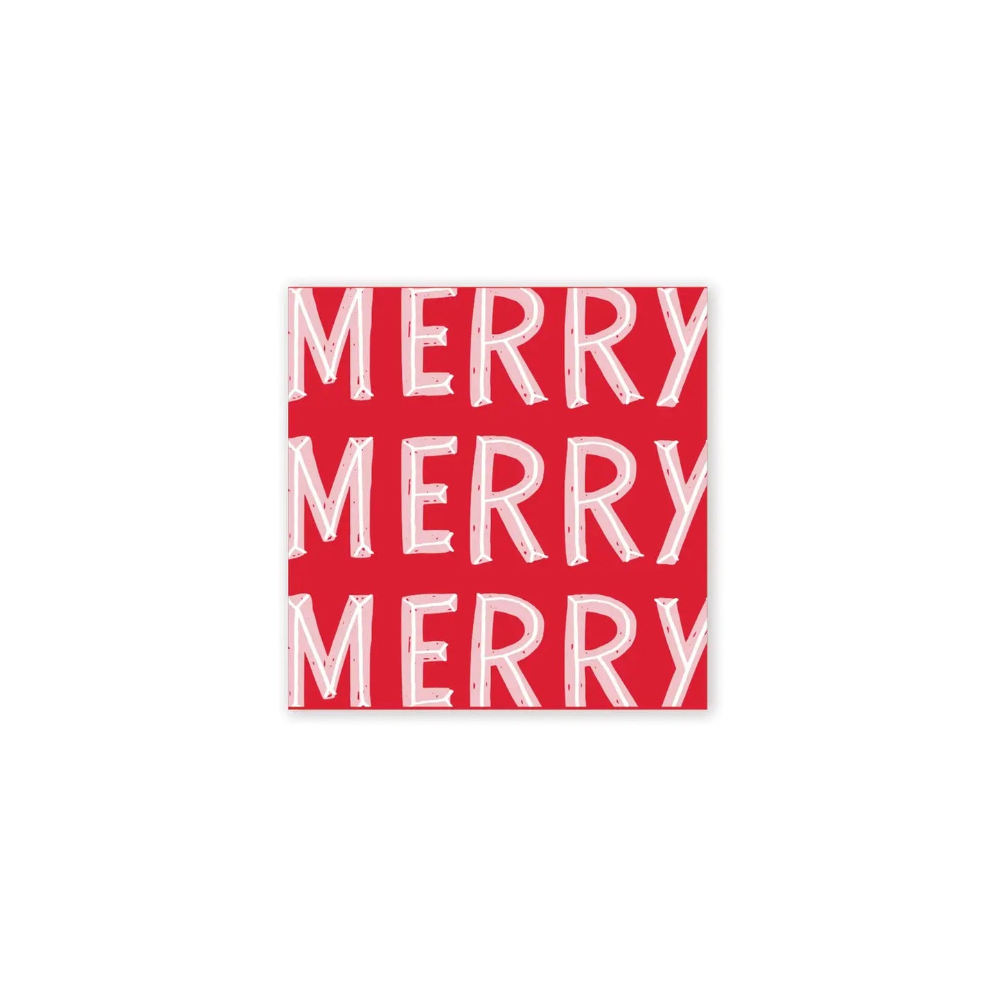 MERRY HOLIDAY COCKTAIL NAPKIN