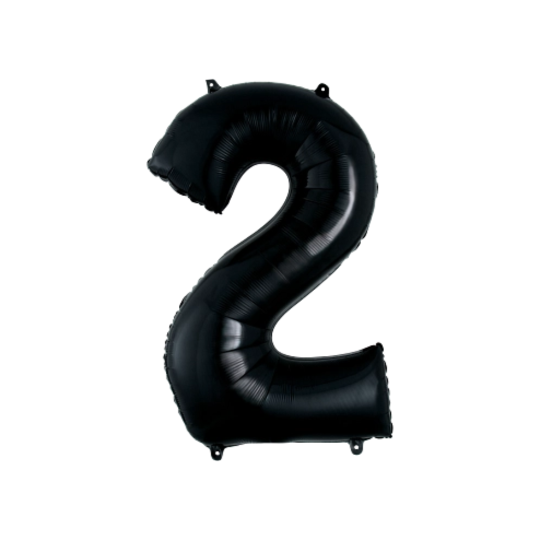 34" BLACK FOIL NUMBERS