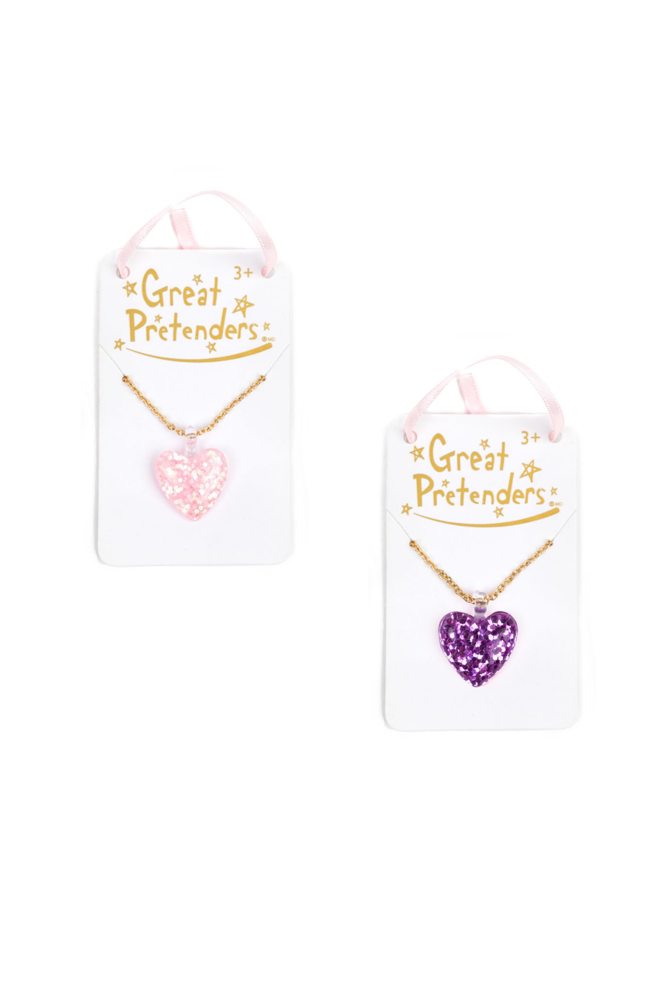 BOUTIQUE GLITTER HEART NECKLACE