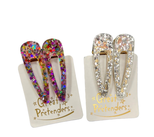 BOUTIQUE GEL SPARKLE HAIRCLIPS