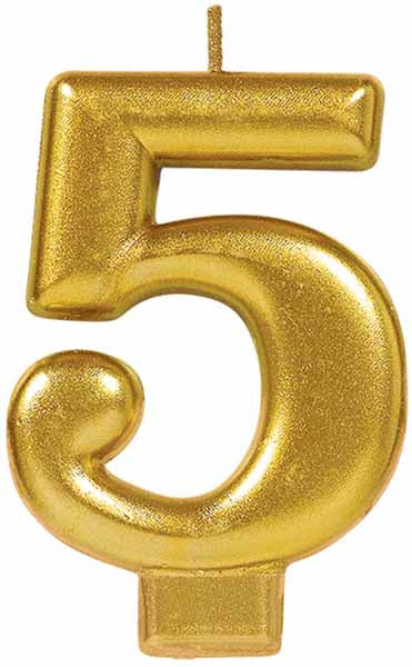 GOLD METALLIC CANDLE