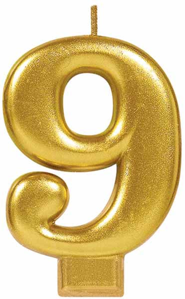 GOLD METALLIC CANDLE