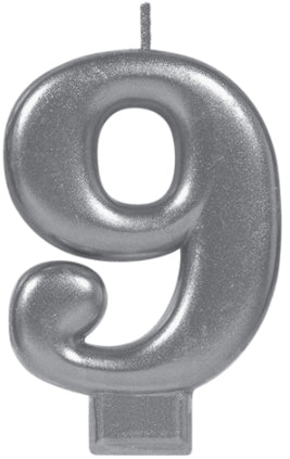 SILVER METALLIC CANDLE