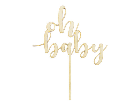 OH BABY CAKE TOPPER