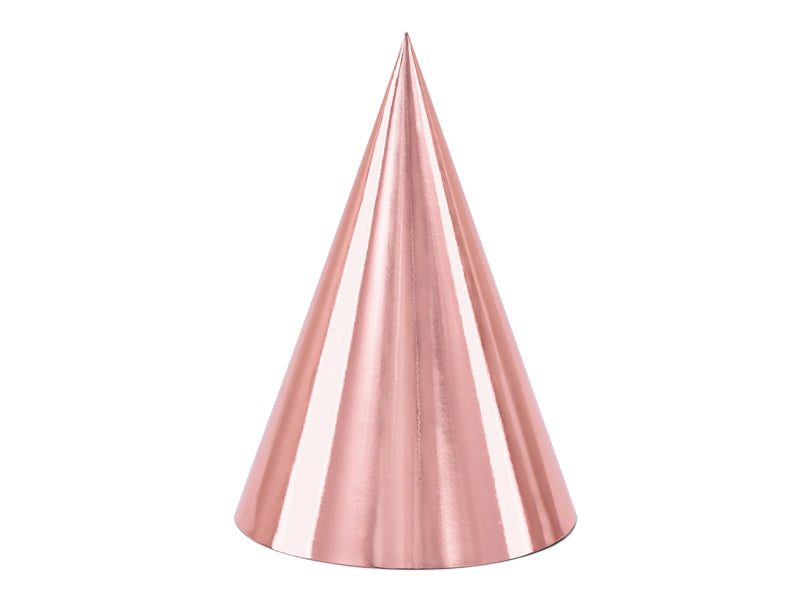 ROSE GOLD PARTY HATS