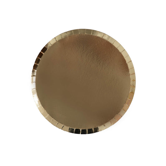 SHADES GILD DESSERT PLATES