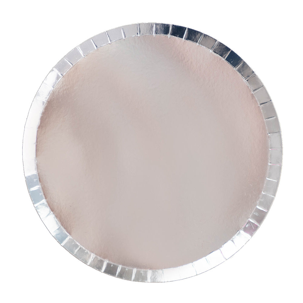 SHADES SILVER LARGE PLATES